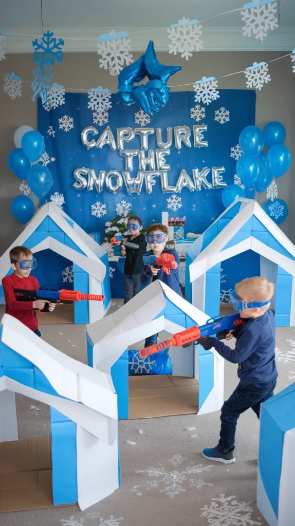 nerf birthday party ideas winter