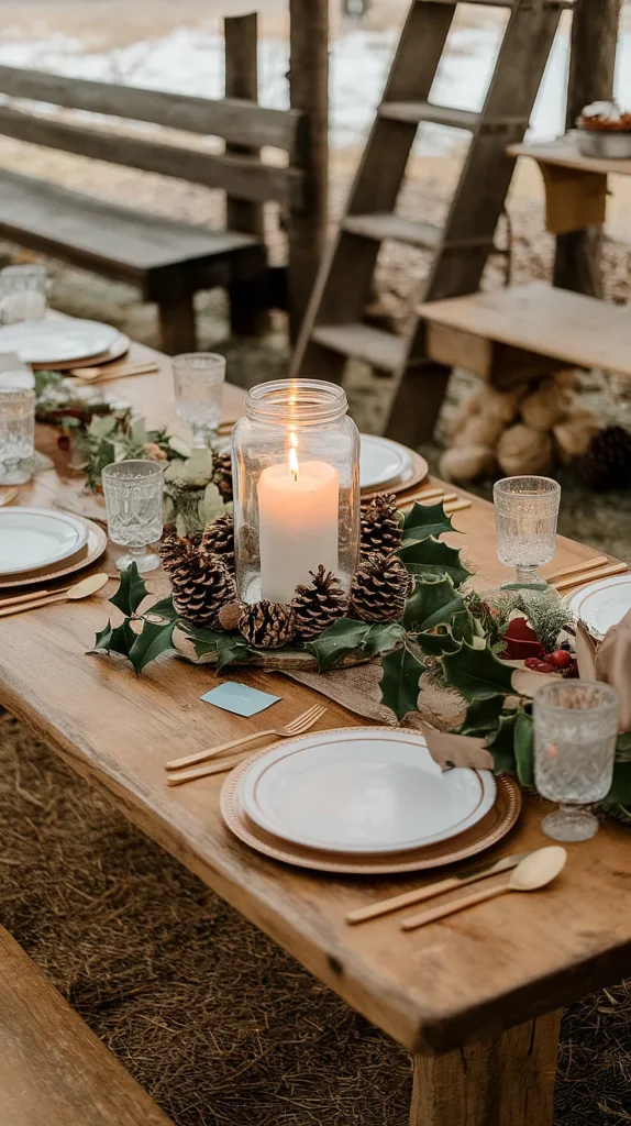rustic winter birthday party ideas