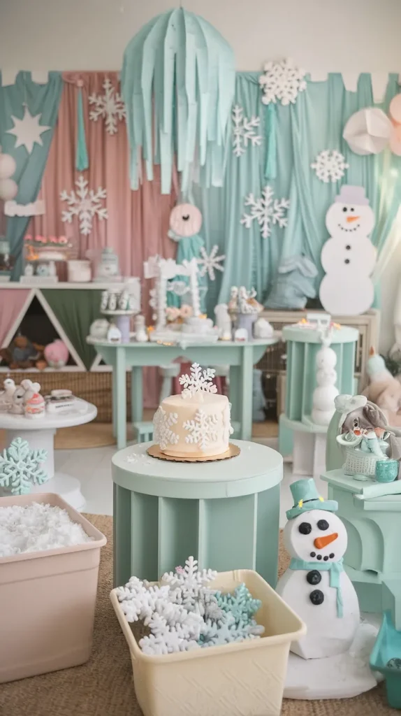unique 1st birthday girl party ideas winter