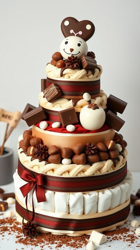 unique diaper cakes