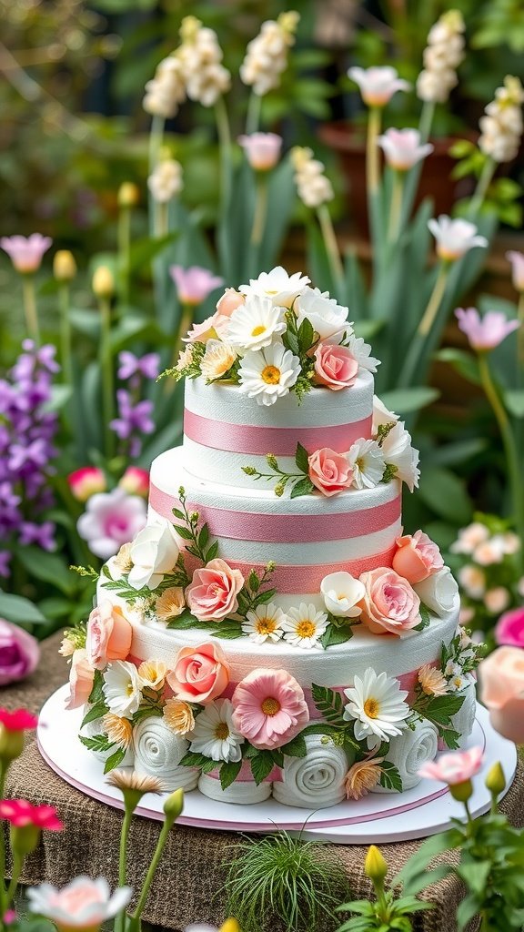 unique diaper cakes