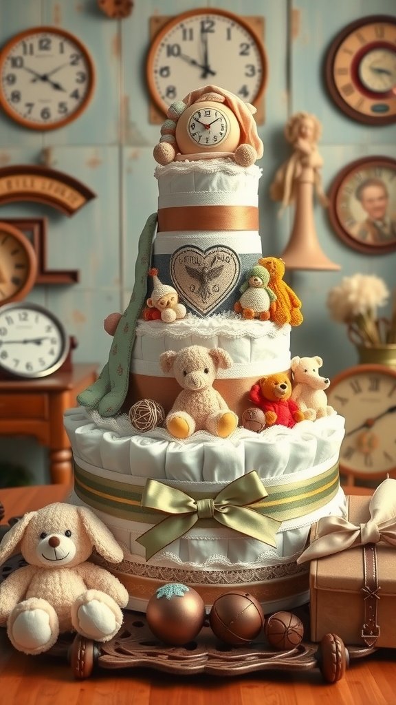 unique diaper cakes