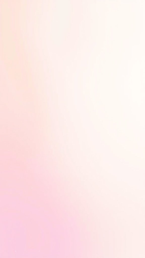 A soft gradient wallpaper featuring gentle pink and white hues.
