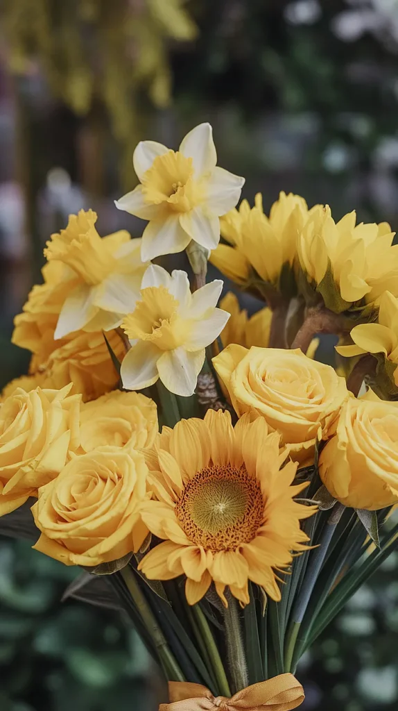 wedding flowers yellow