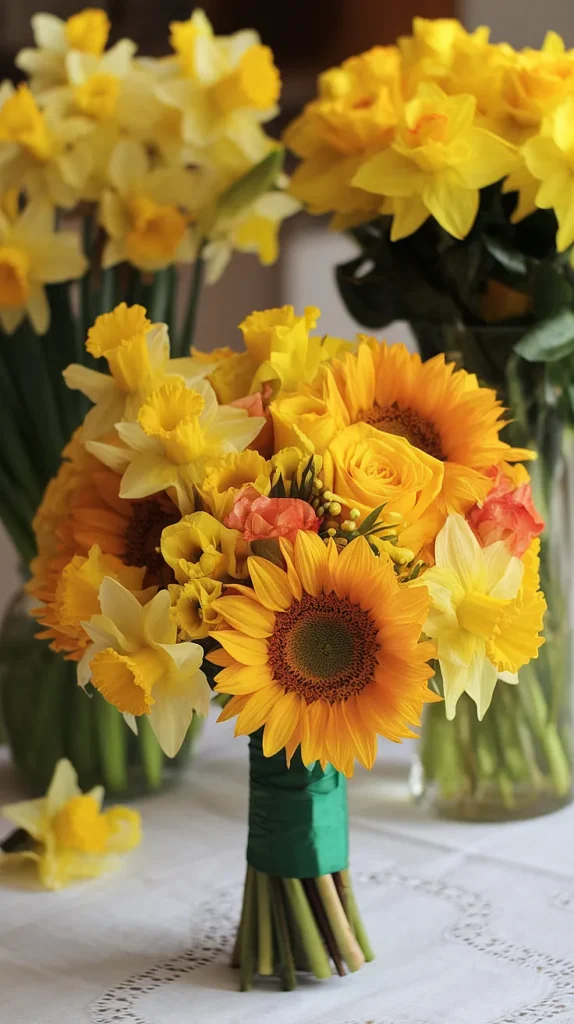 wedding flowers yellow