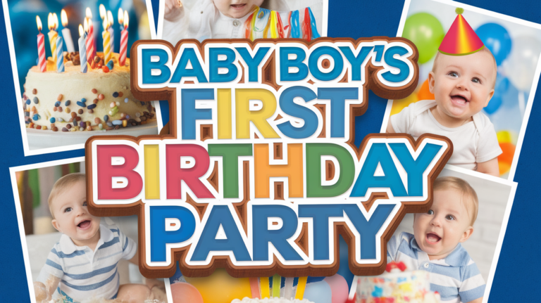 Baby Boy First Birthday Party