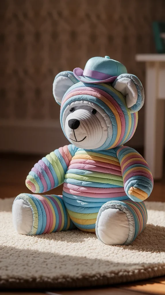 Teddy Bear Diaper Cake