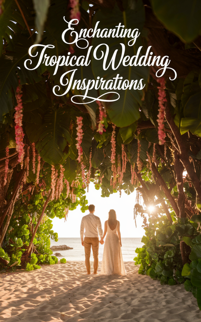 tropical wedding