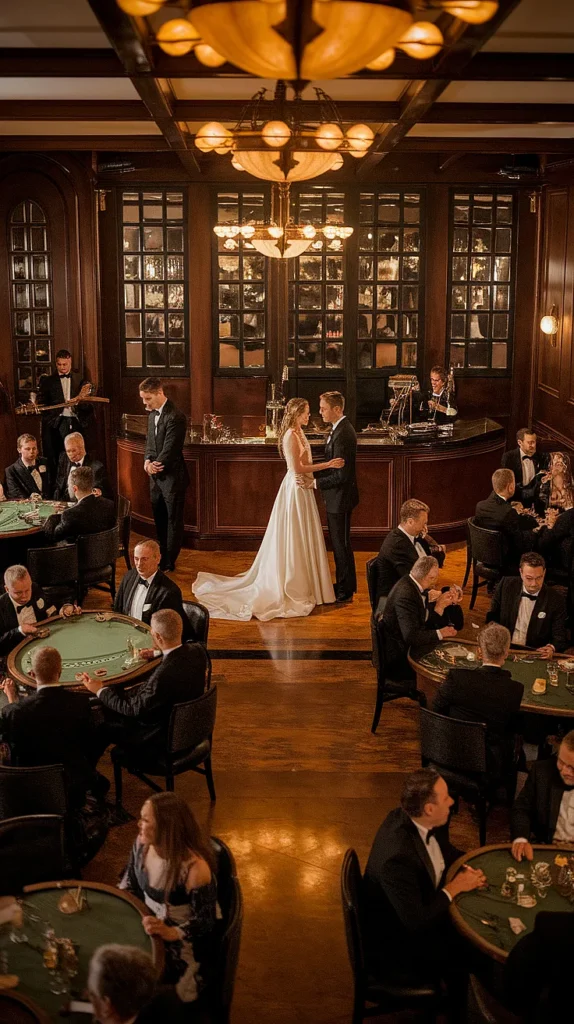 mafia themed wedding