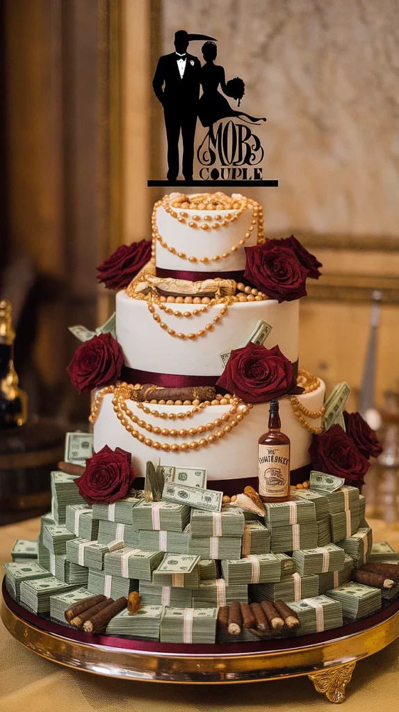 mafia wedding cake