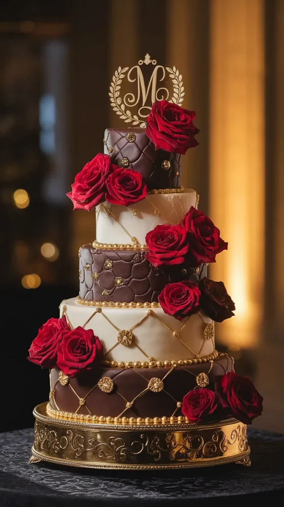 mafia wedding cake