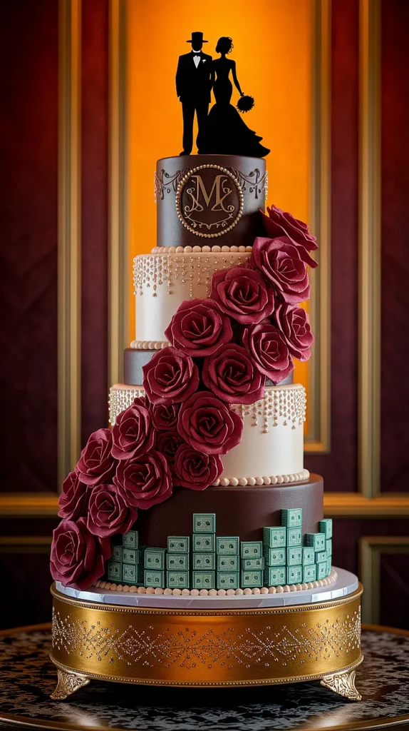 mafia wedding cake