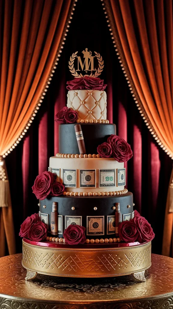 mafia wedding cake
