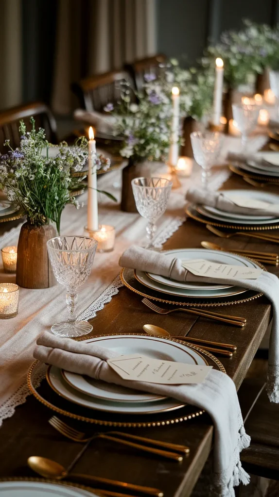wedding aesthetic table