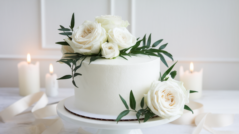 Wedding Cakes with Flowers