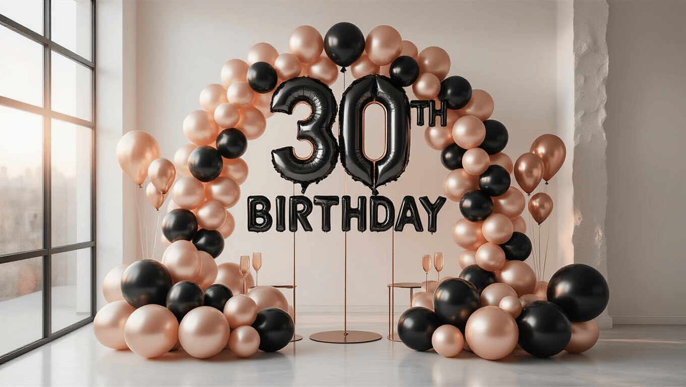 Party Exploded Transform Your Party: The Ultimate Guide to 30th Birthday Balloons
