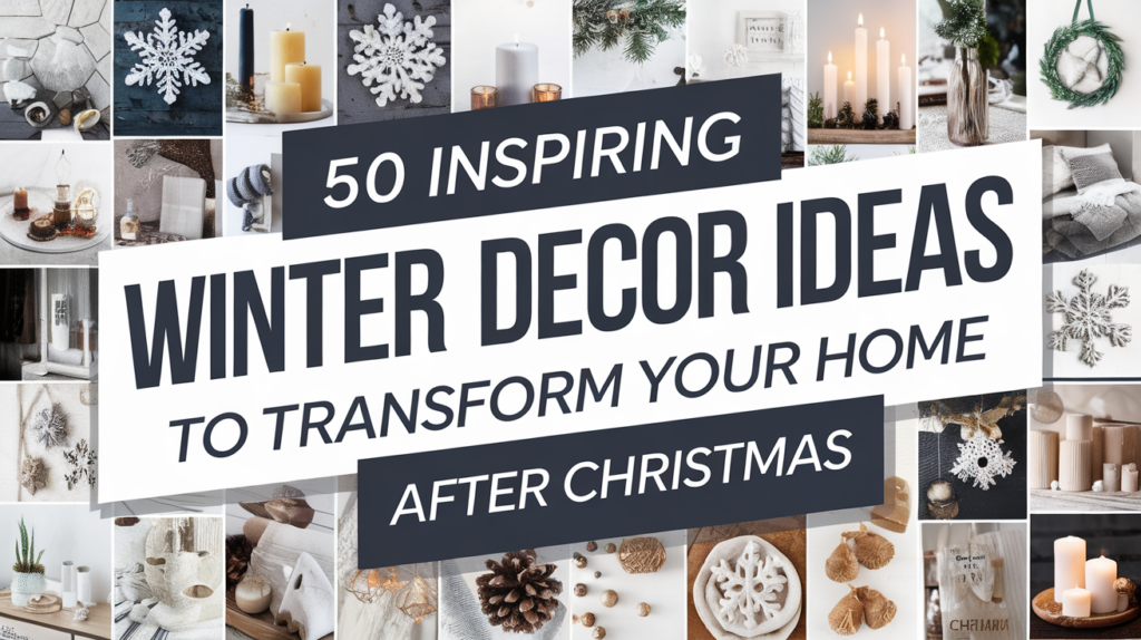 50 Inspiring Winter Decor Ideas to Transform Your Home After Christmas