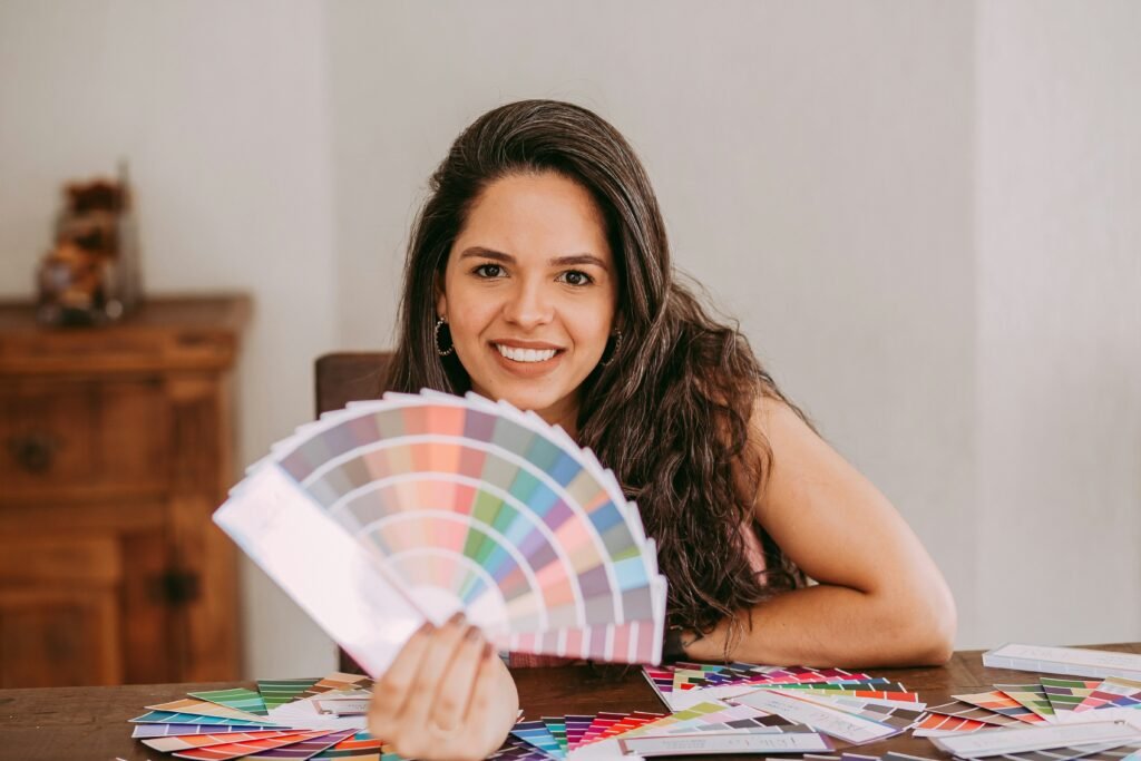girl holding multi colored umbrella girl holding multi colored umbrella