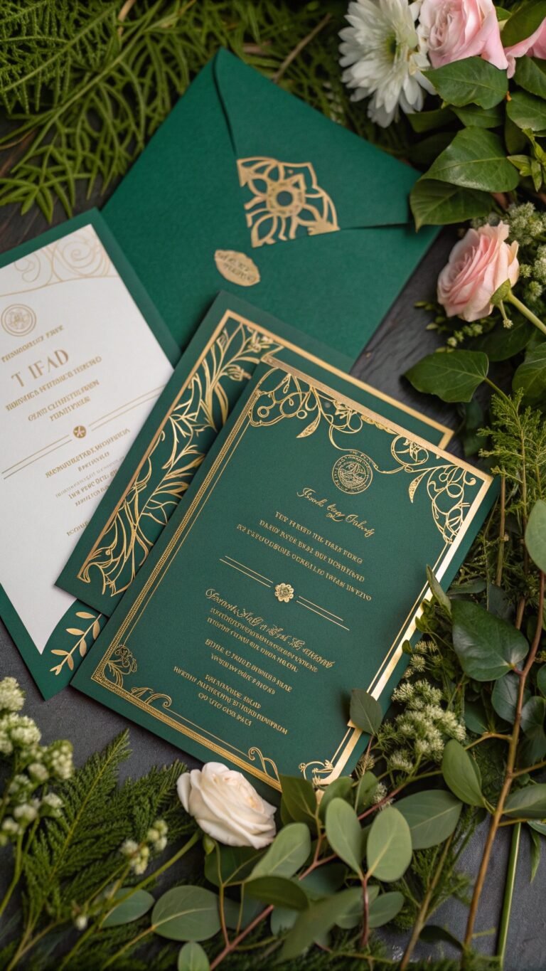 19 Stunning Emerald Green Wedding Ideas for an Enchanting Celebration