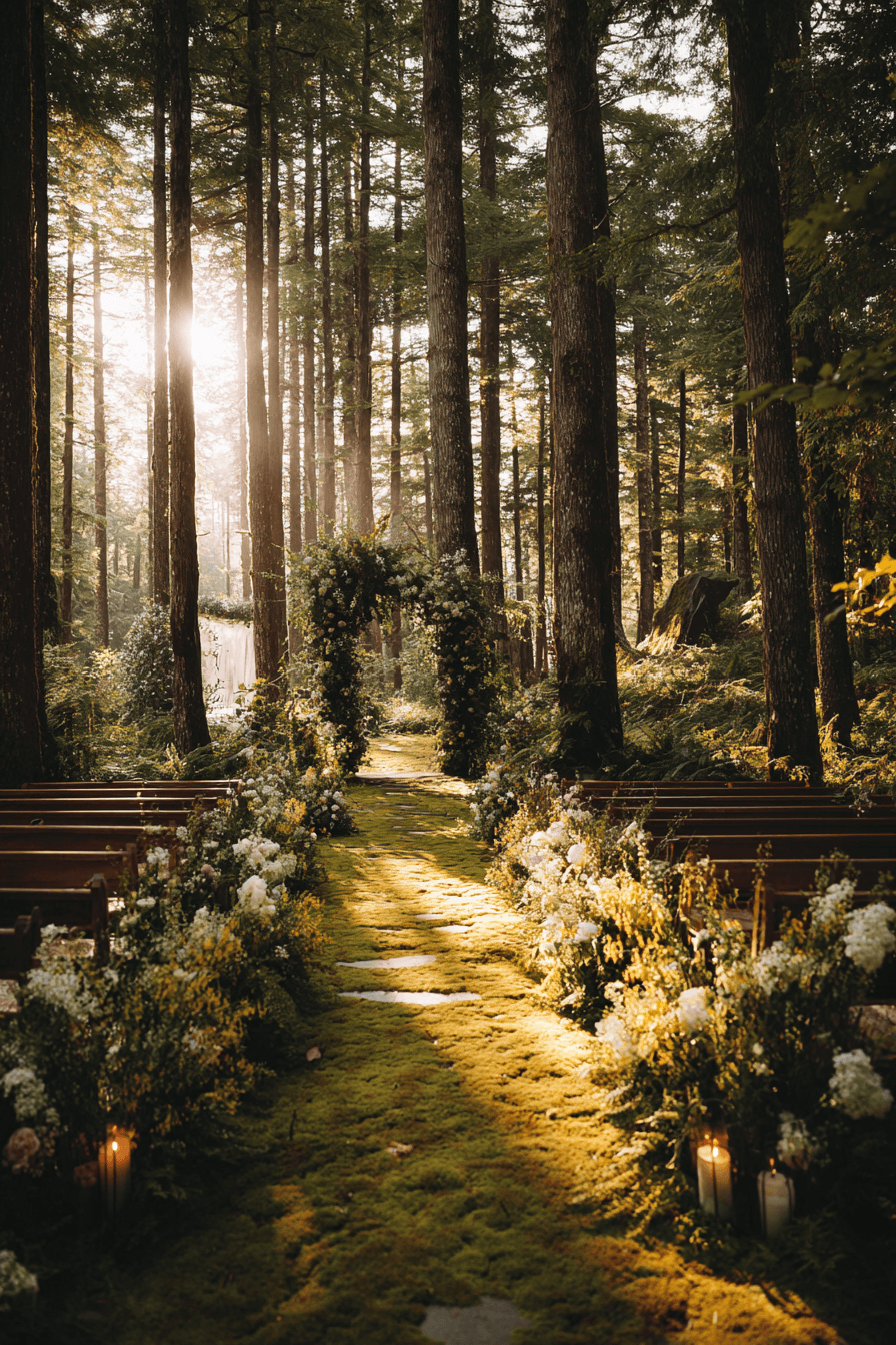 27 Whimsical Forest Wedding Ideas for a Magical Atmosphere