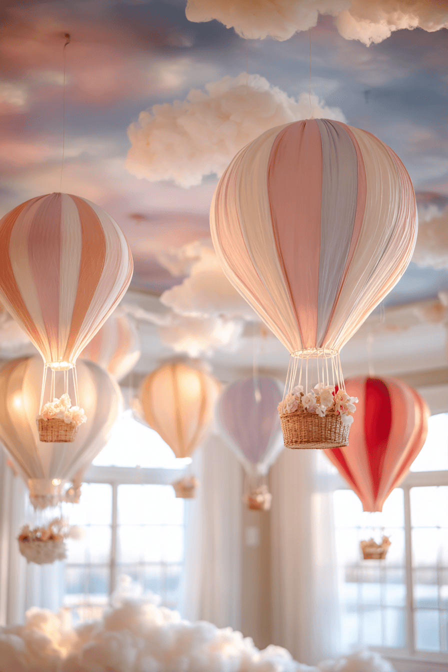 27 One Wonderful Adventure Hot Air Balloon First Birthday Party