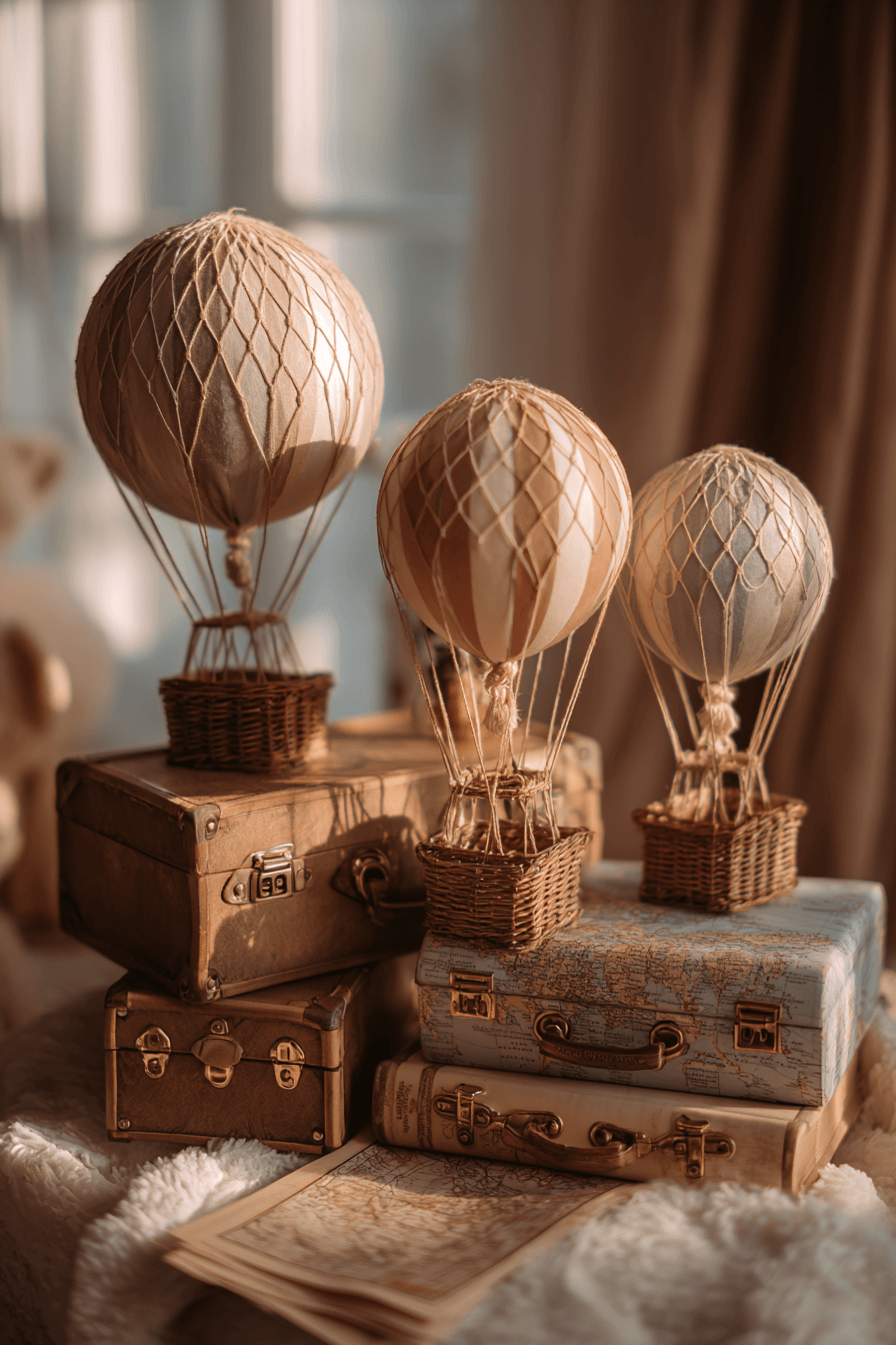27 One Wonderful Adventure Hot Air Balloon First Birthday Party