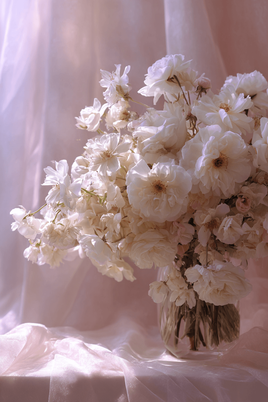 27 White Flower Bouquet Inspirations for Weddings and Events