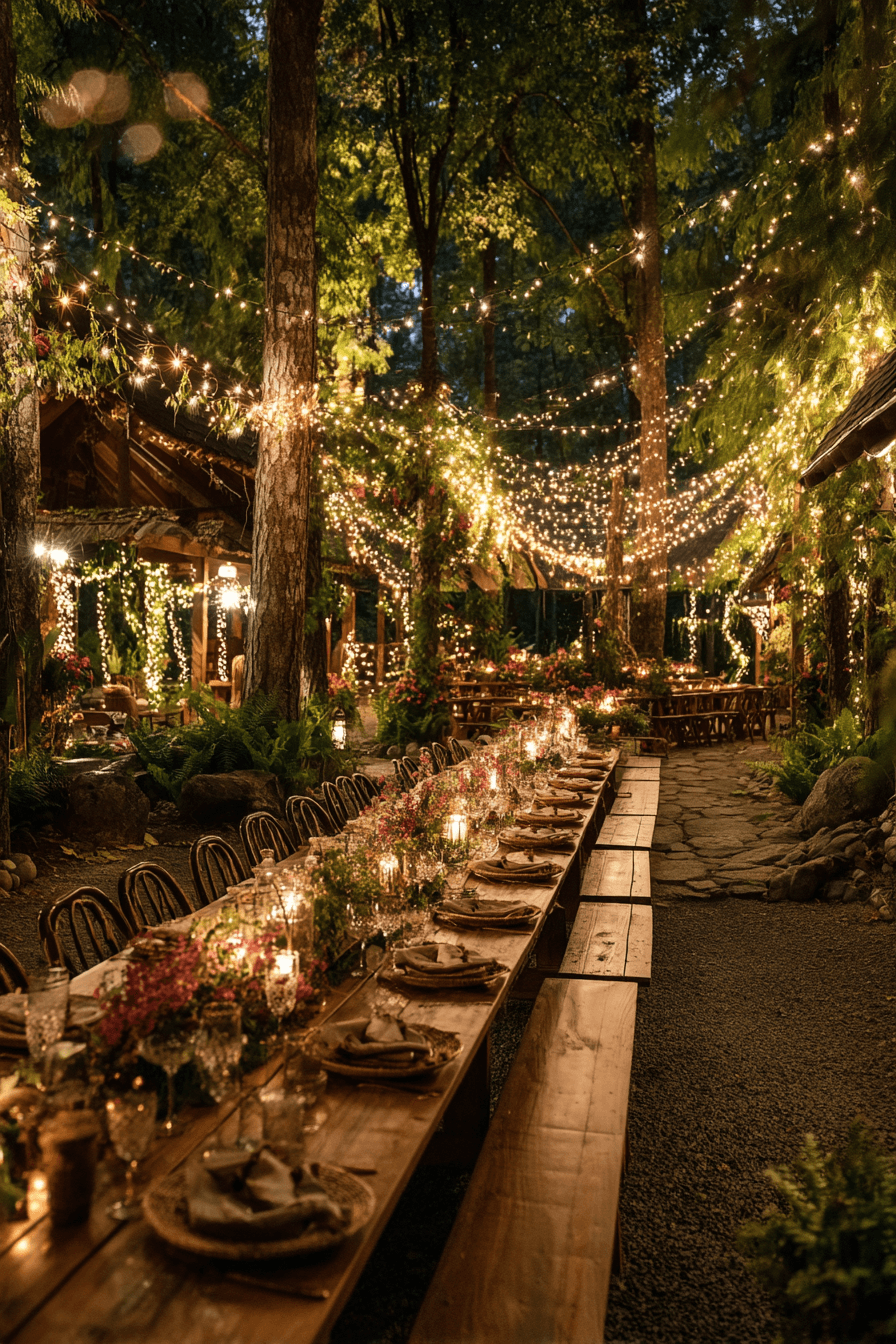 27 Whimsical Forest Wedding Ideas for a Magical Atmosphere