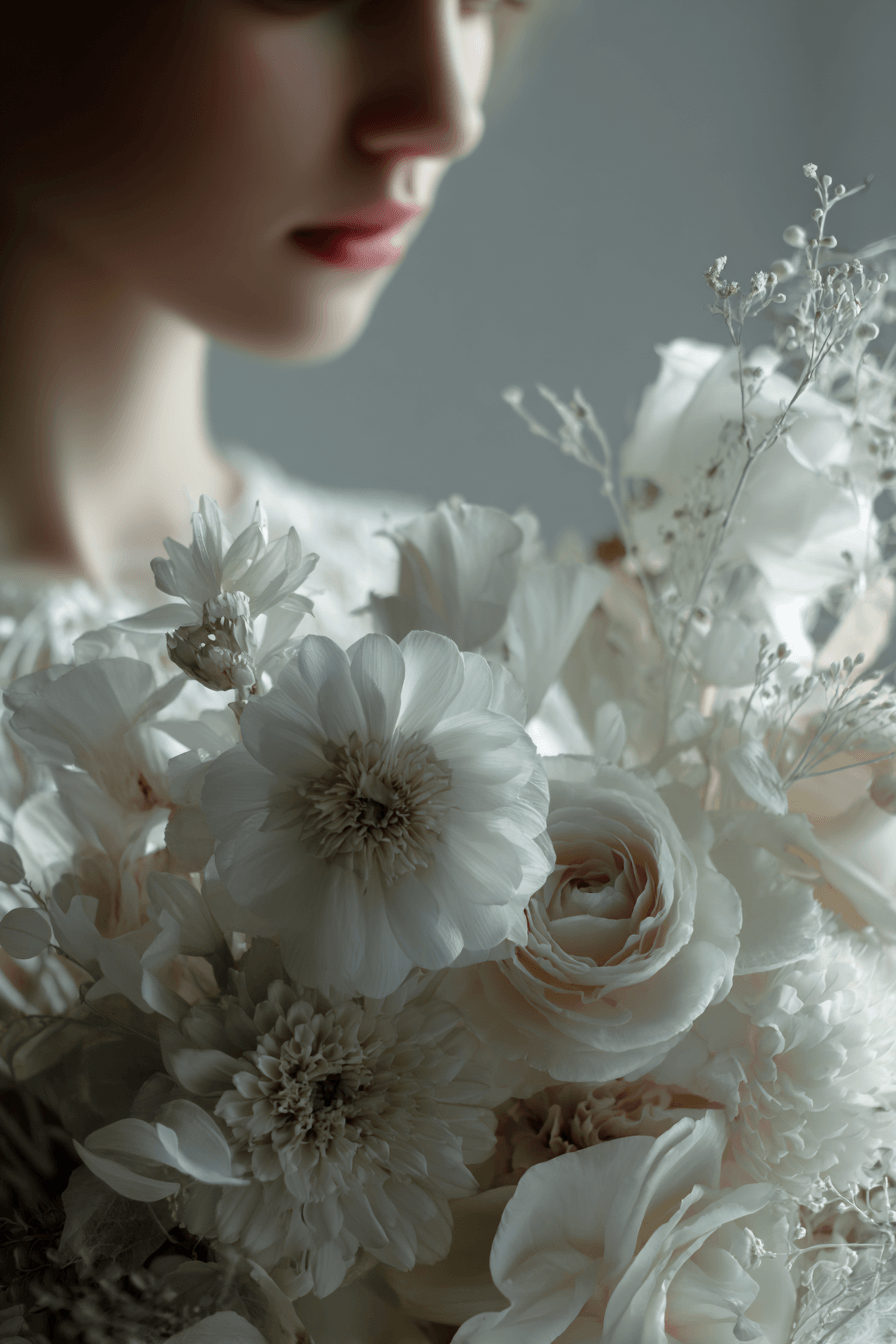 27 White Flower Bouquet Inspirations for Weddings and Events