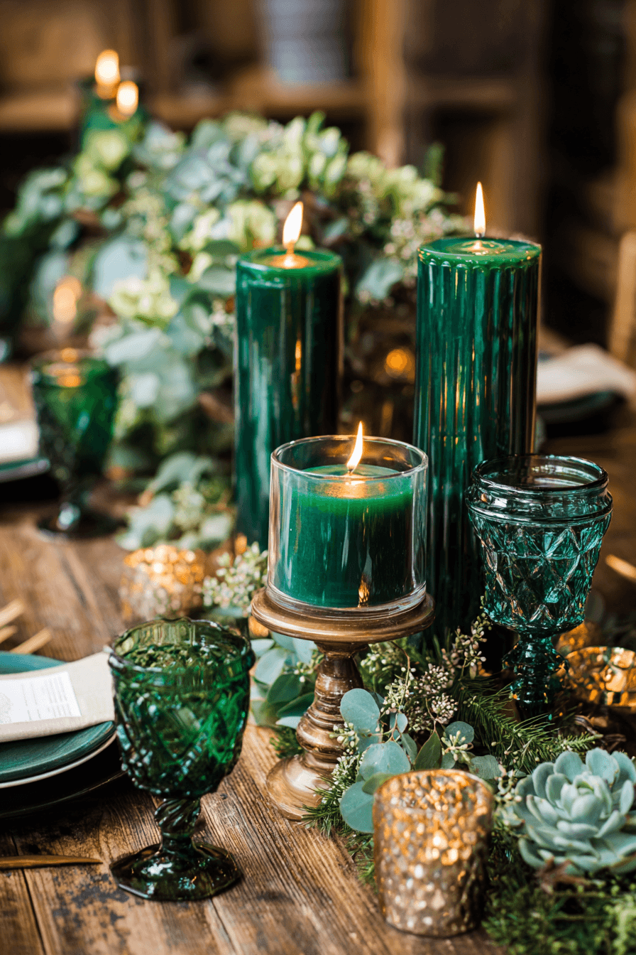27 Emerald Green Wedding Inspirations for a Glam Celebration