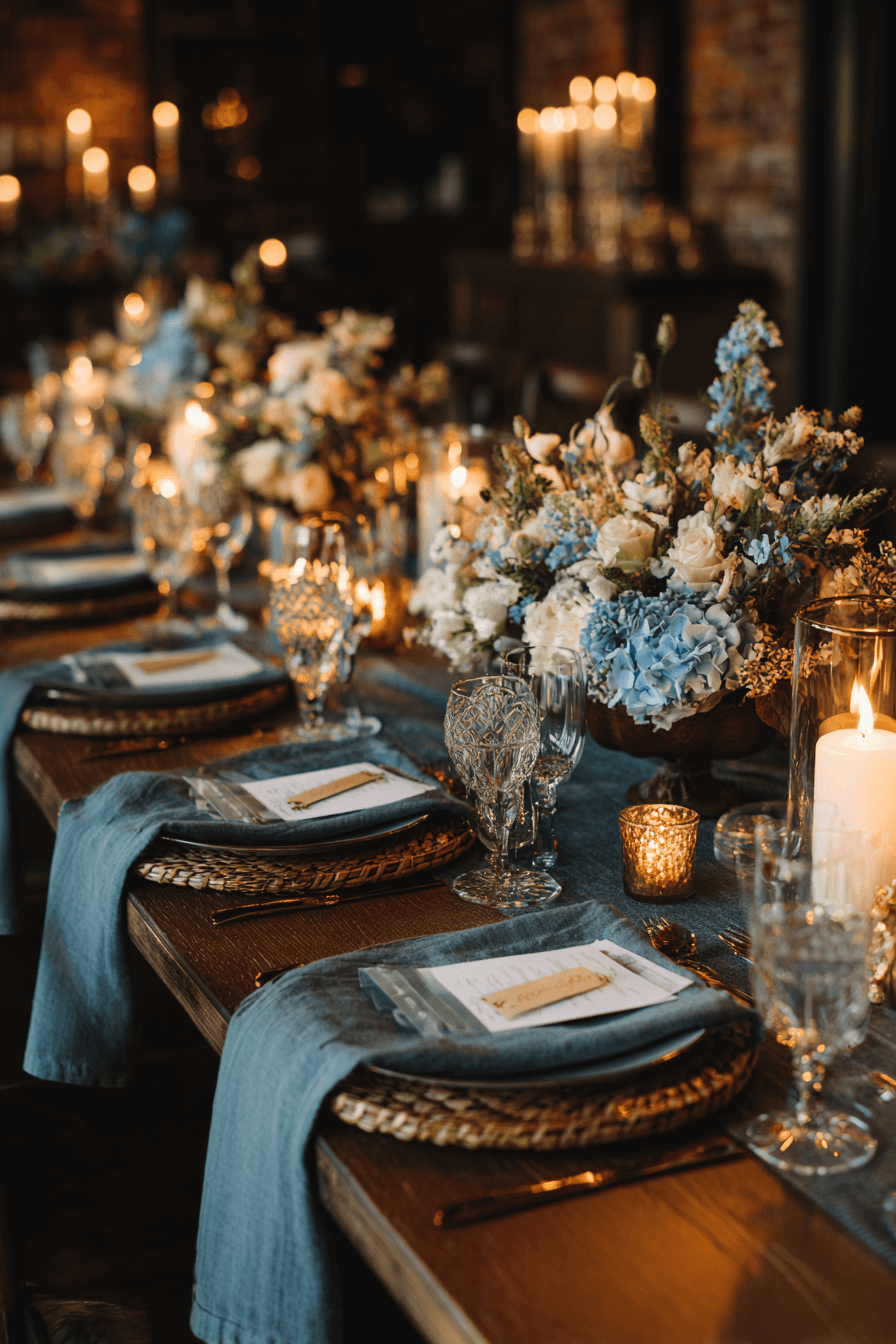 27 Dusty Blue Wedding Color Palettes That Are Simply Perfect