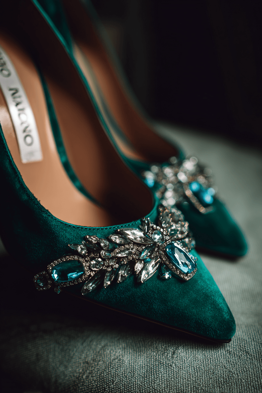 27 Emerald Green Wedding Inspirations for a Glam Celebration