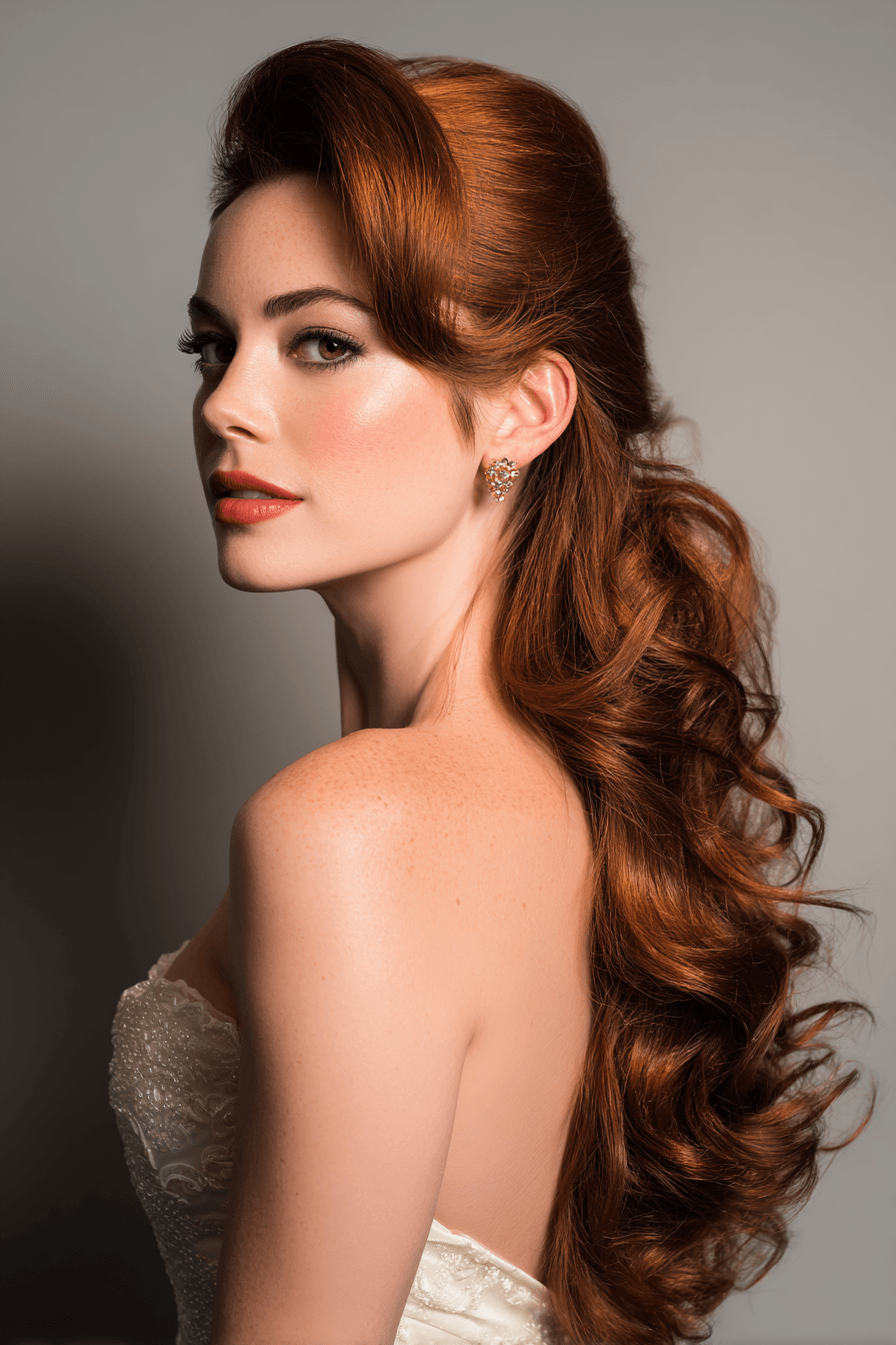 27 Classy Half Up Half Down Wedding Hair Ideas for Elegant Brides
