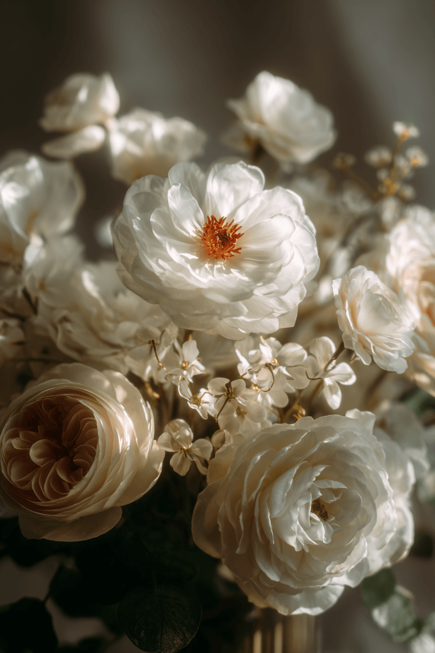 27 White Flower Bouquet Inspirations for Weddings and Events