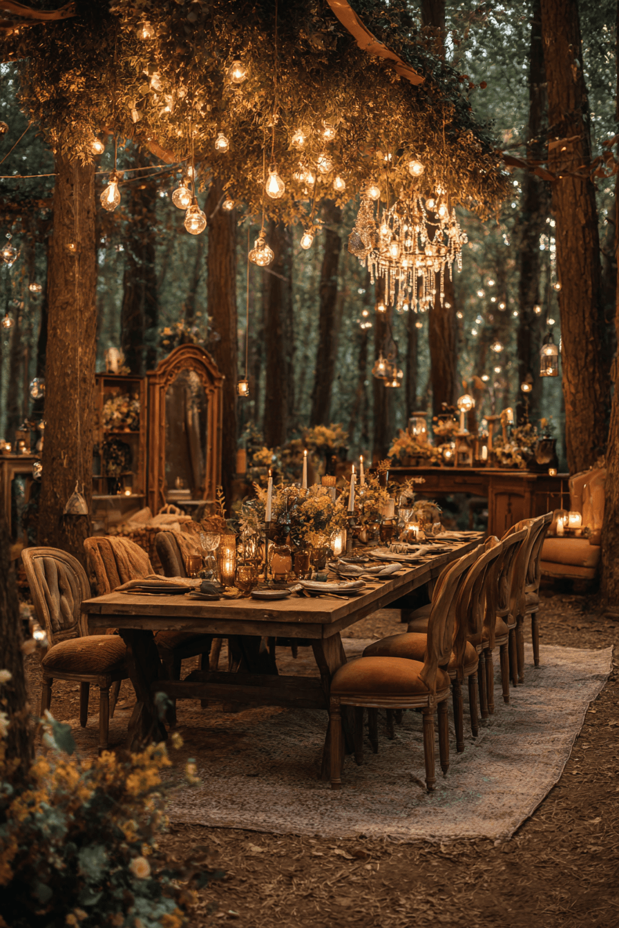 27 Whimsical Forest Wedding Ideas for a Magical Atmosphere
