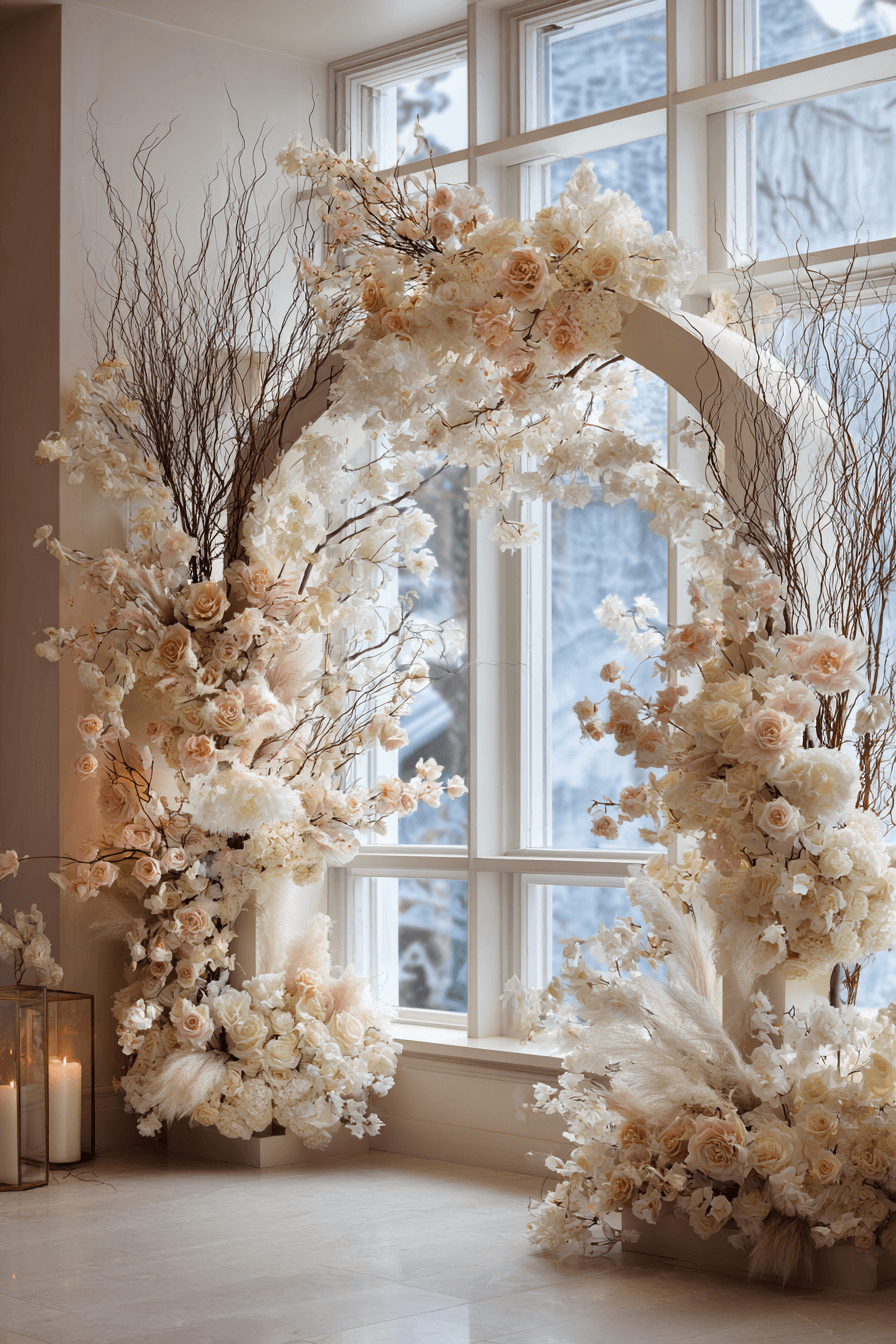 27 Luxury Wedding Arch Ideas for a Glamorous Ceremony