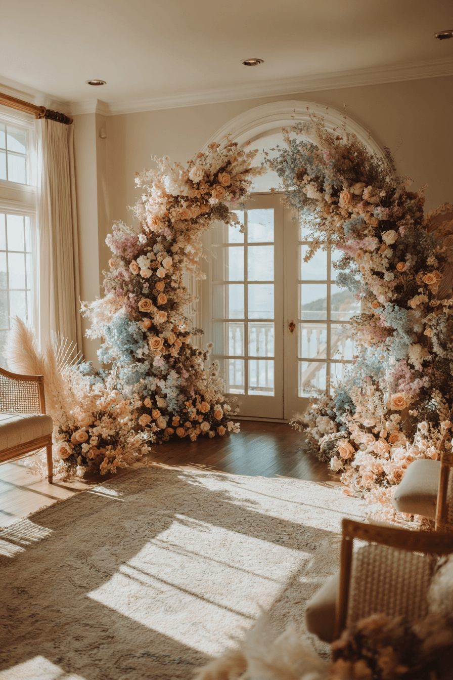 27 Luxury Wedding Arch Ideas for a Glamorous Ceremony