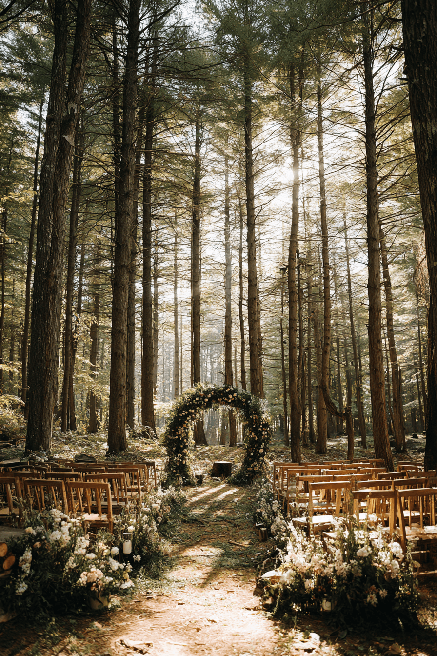 27 Whimsical Forest Wedding Ideas for a Magical Atmosphere