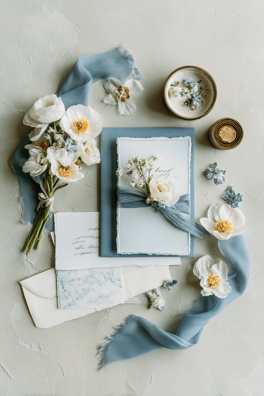 27 Dusty Blue Wedding Color Palettes That Are Simply Perfect