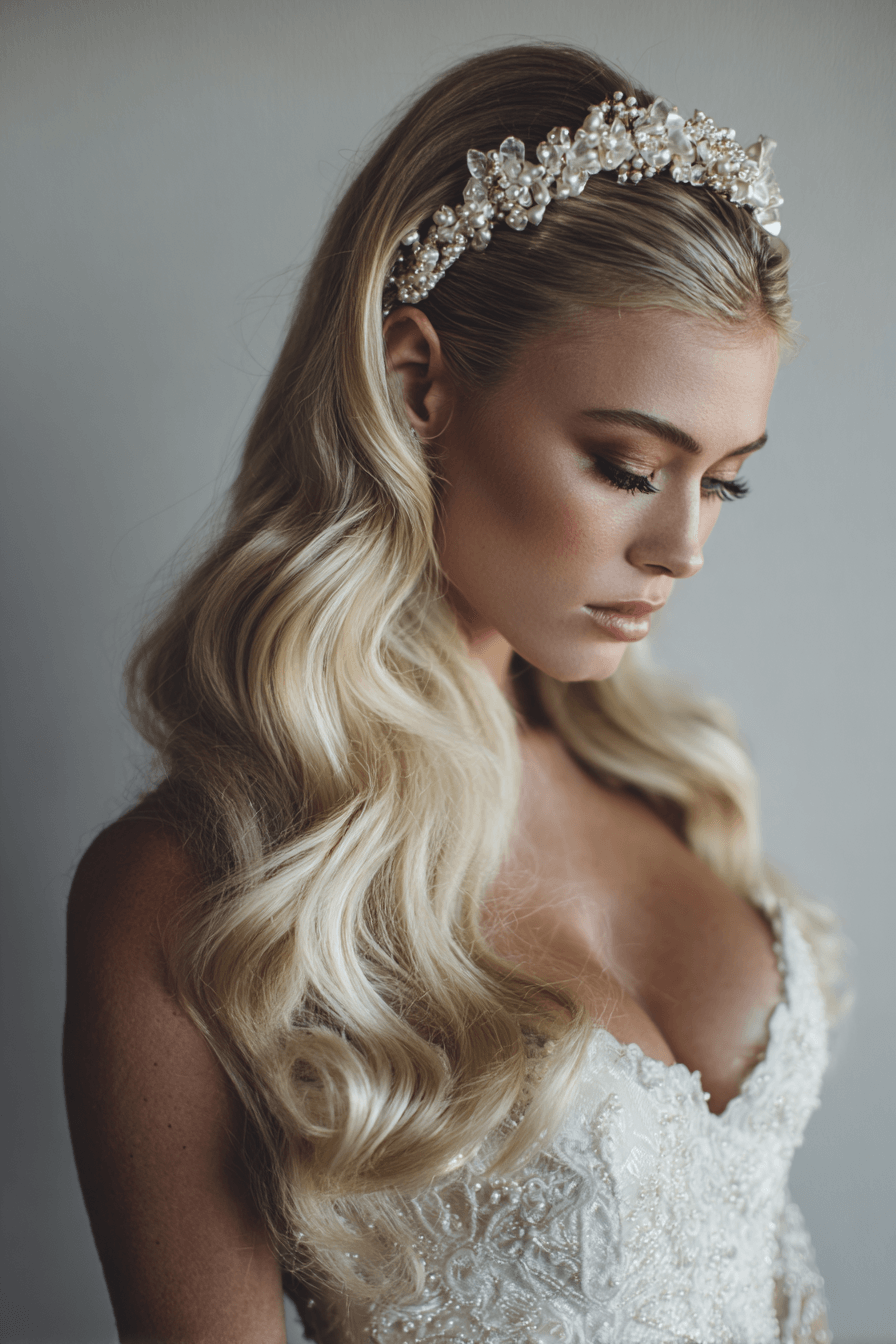 27 Classy Half Up Half Down Wedding Hair Ideas for Elegant Brides