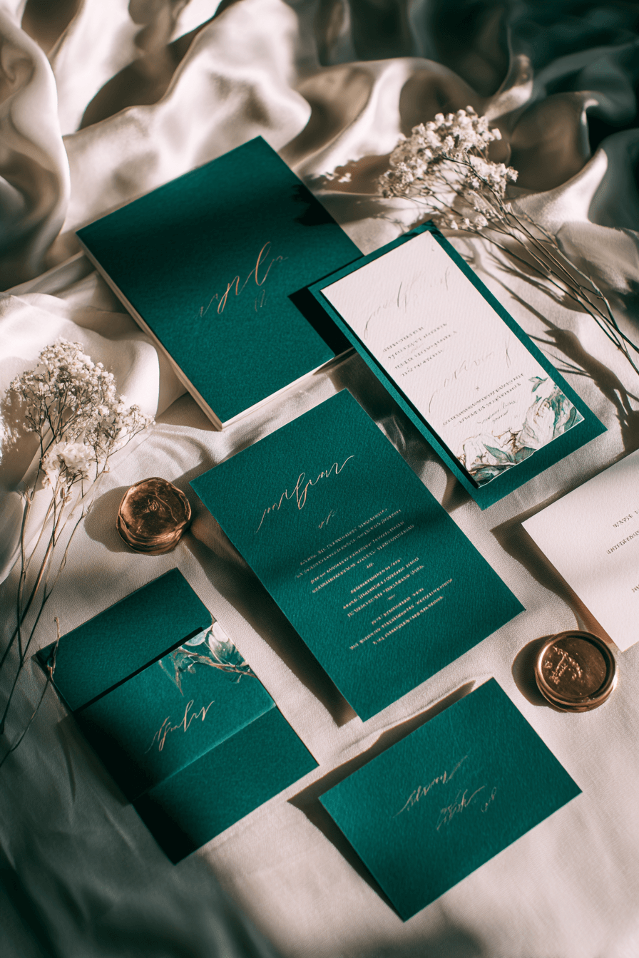 27 Emerald Green Wedding Inspirations for a Glam Celebration