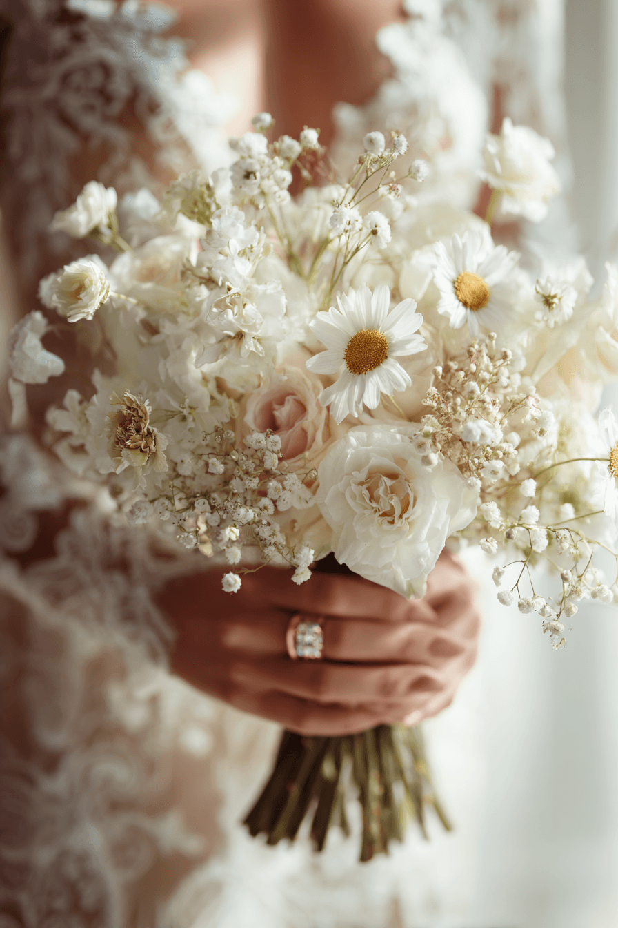 27 White Flower Bouquet Inspirations for Weddings and Events