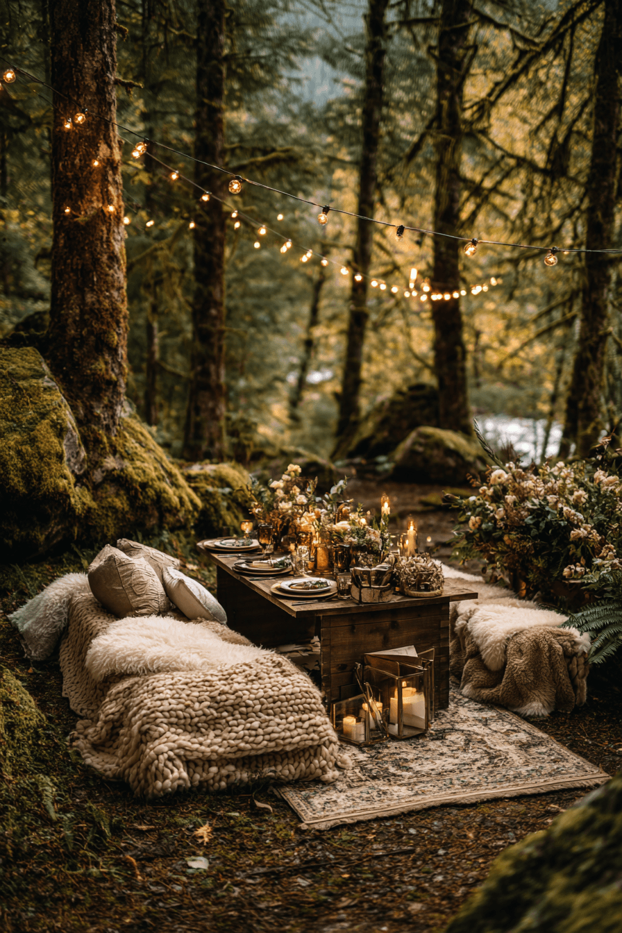 27 Whimsical Forest Wedding Ideas for a Magical Atmosphere