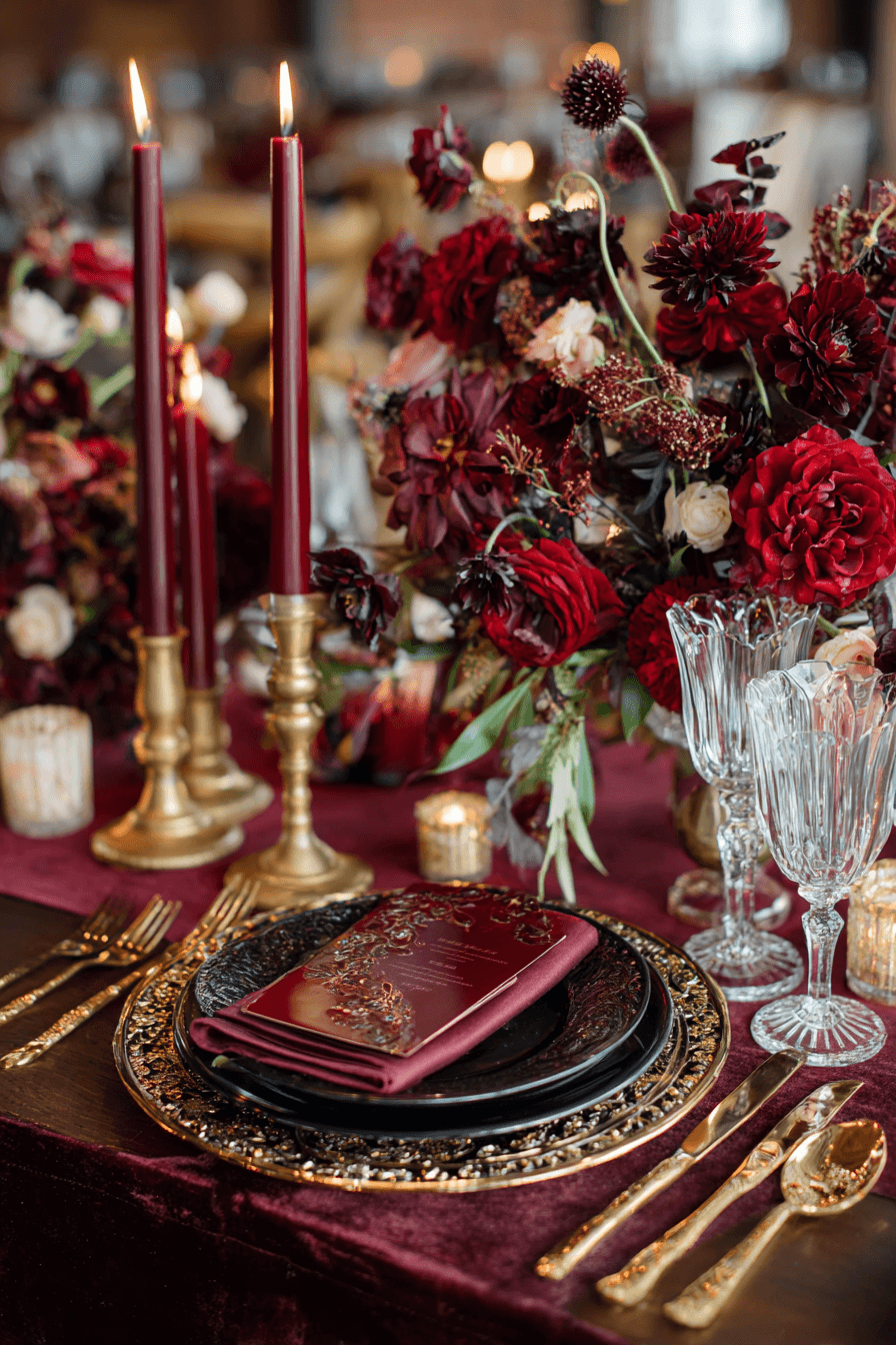 27 Moody Wedding Inspirations for an Elegant Dark AestheticMoody Wedding