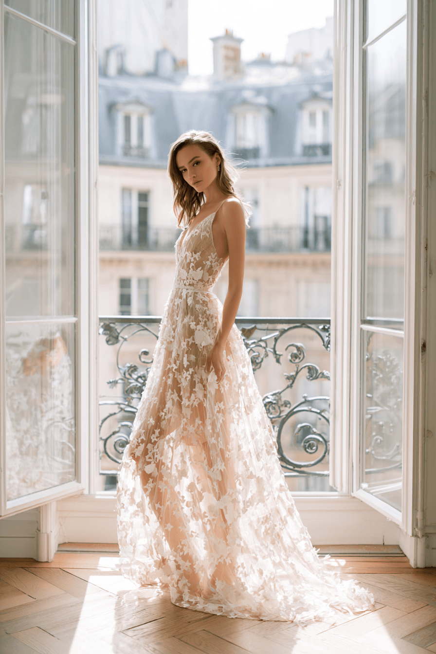 27 Beautiful Lace Gown Styles for Weddings and Formal Events