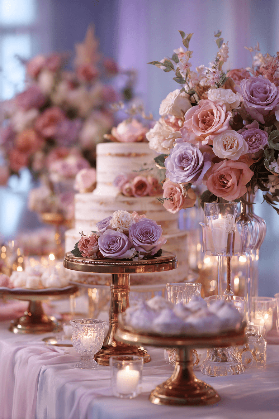 27 Stunning Wedding Cake Table Decoration Ideas for Elegant Receptions