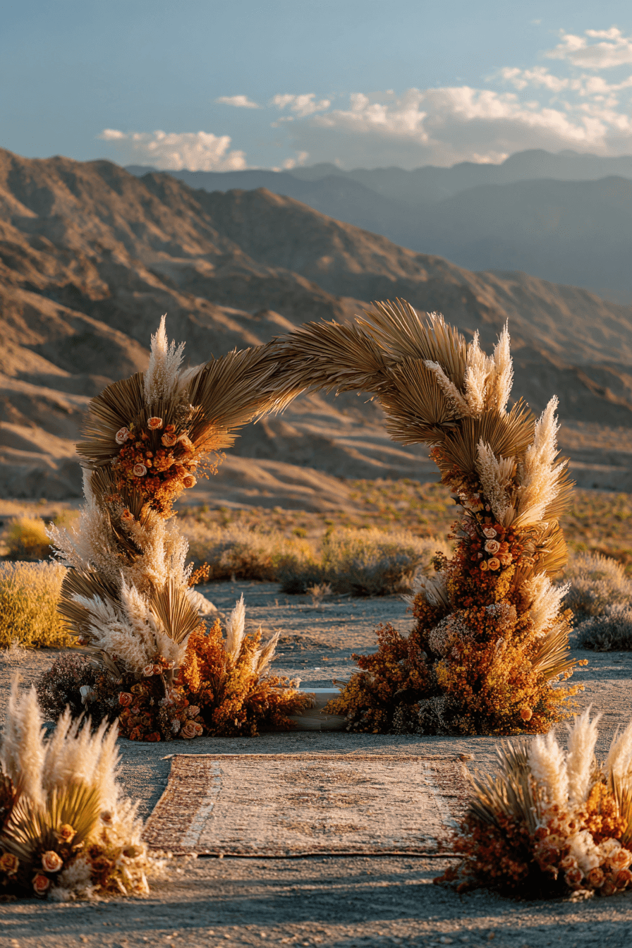 27 Romantic Circle Wedding Arch Decor Ideas