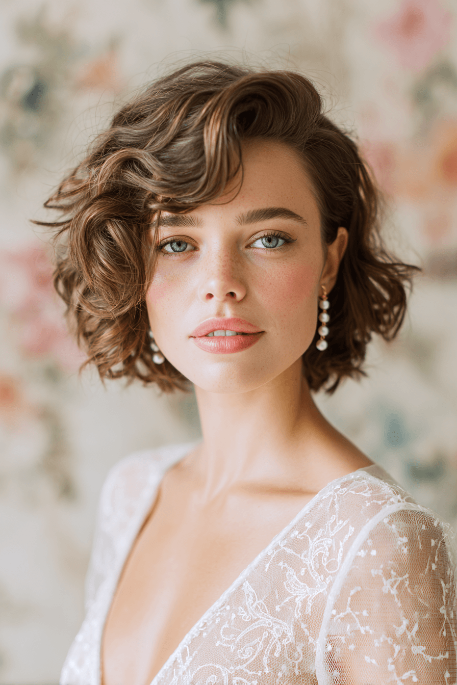 27 Classy Wedding Guest Hairstyles for Short Hair for a Polished Look