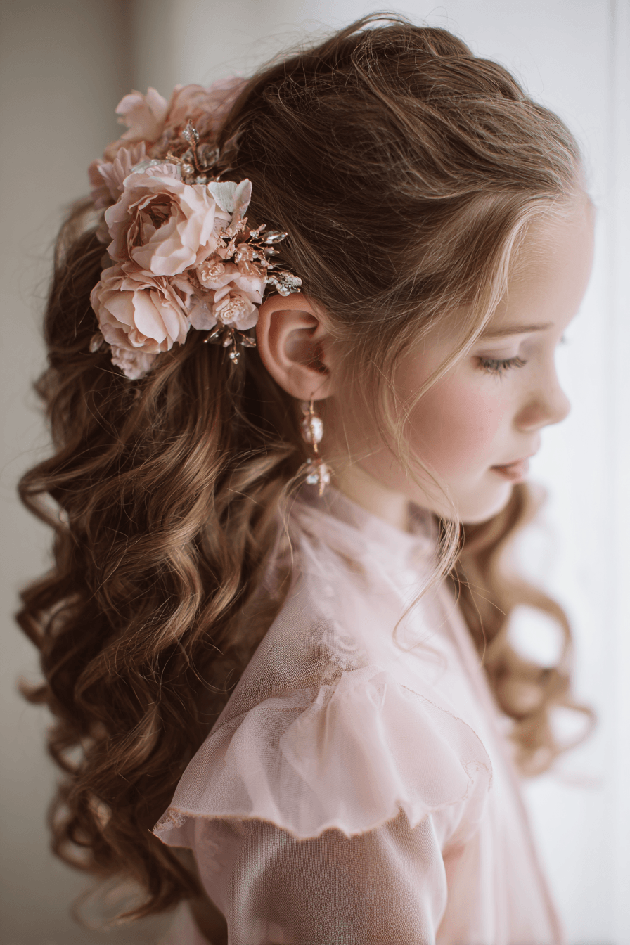 27 Elegant Flower Girl Hair Inspirations for Every Wedding Theme