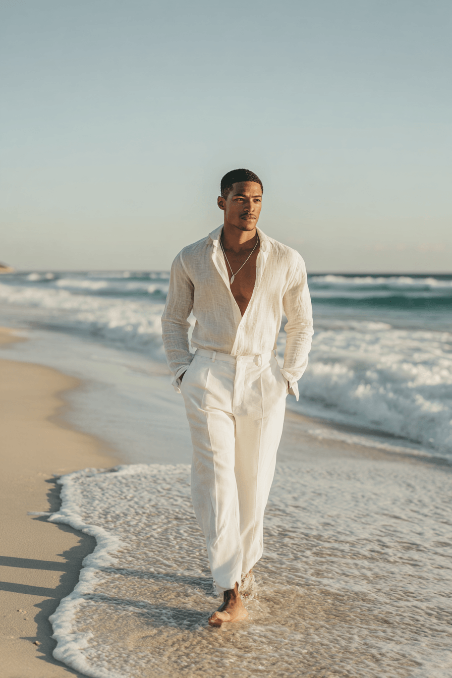 27 Beach Wedding Outfit Ideas for Men That Look Effortlessly Stylish